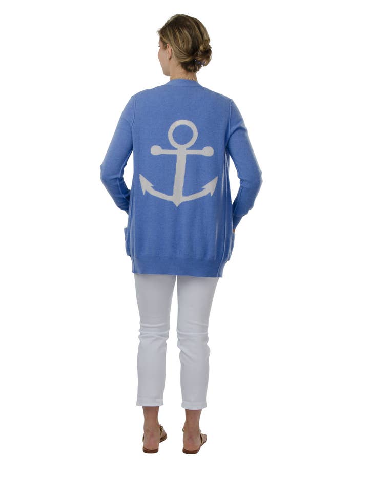 Cortland Park Cashmere – wholesale Cardigan – Women’s – Anchor Open Cardigan