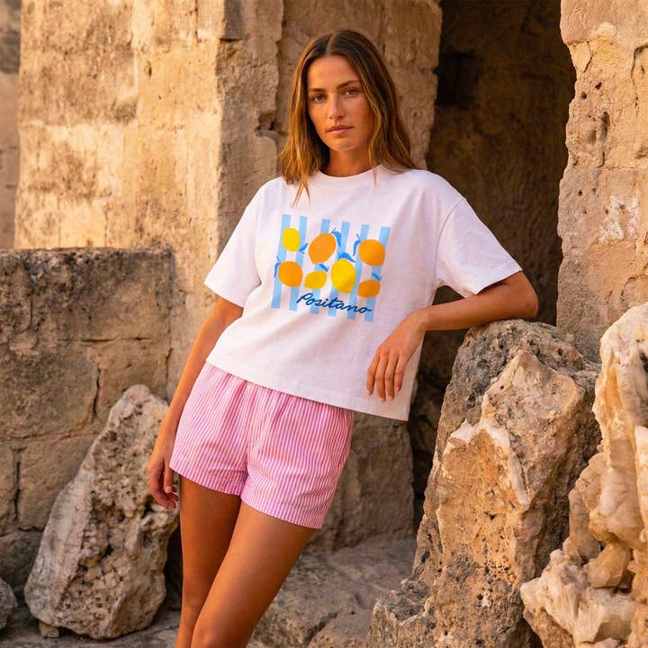 Thick Positano T-Shirt for wholesale by Beausejour France