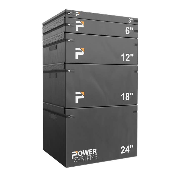 Stackable Vinyl Covered Plyo Box with Hook & Loop Straps for wholesale by Power Systems
