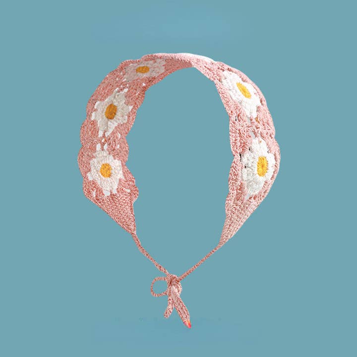 Funkyrel® Atzbranding Limited - Wholesale Fashion Headband - Women's - Handmade Crochet Flower Headband - Summer's Perfect Accessor