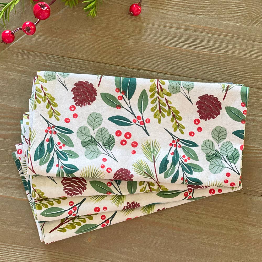Multi Holiday Greens, Serviette S/4 für den Großhandel auf Faire0
