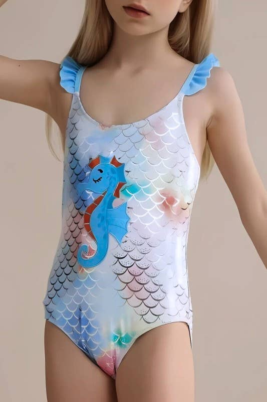 Yira - Wholesale One Piece Swimsuit - Kids - Sparkling Seas One-Piece Swimsuit0