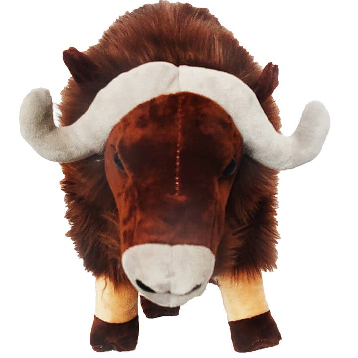 Texas Toy Distribution – wholesale Stuffed/plush toy – Kids & baby – Musk Ox Plush 12" Stuffed Animal