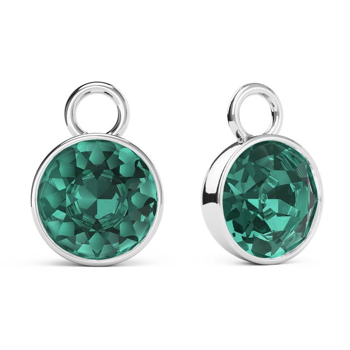 Bella 2 Carats Mélange de Charms avec Pendentif en Cristal de Zircon Bleu pour la vente par My Jewellery Story