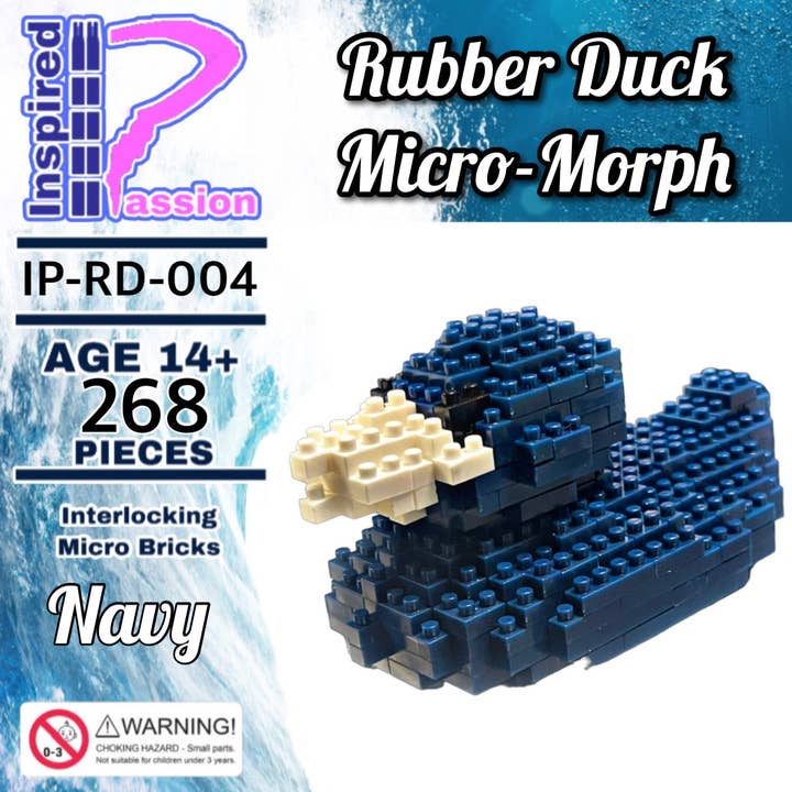Rubber Duck Micro Morph Navy pour la vente par Inspired Passion Productions,LLC
