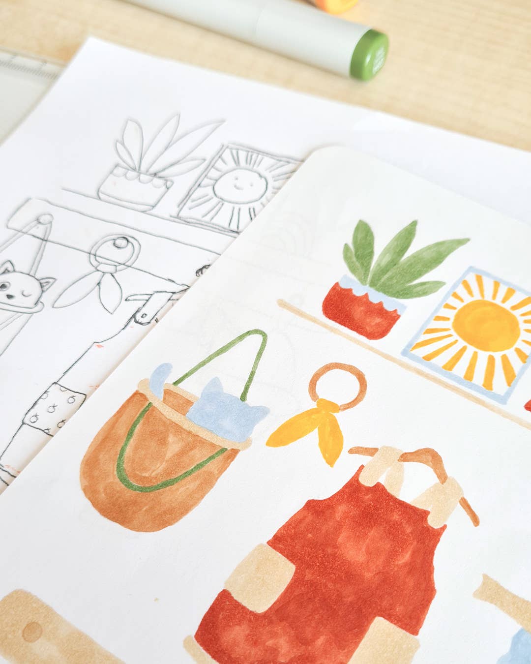 Studio Kuukeluus - Wholesale Baby Card - Sun baby card - Welcome little one3