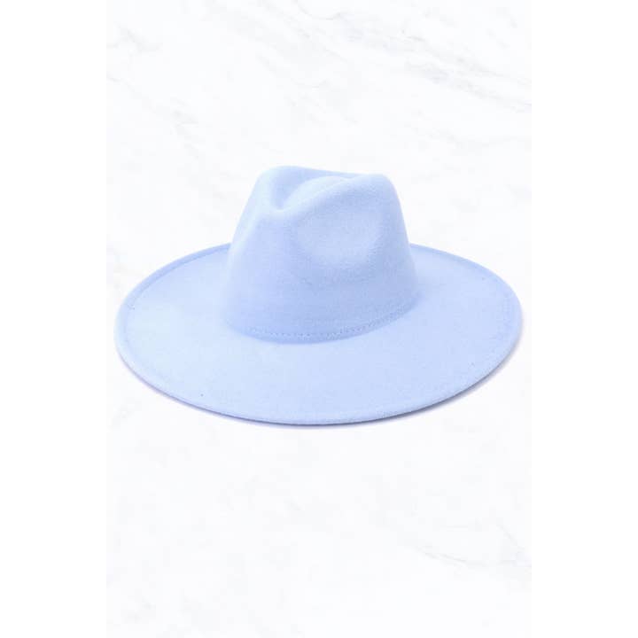 Suzie Q USA - Wholesale Fedora - Women's - Big Brim Peach Heart Top Jazz Hat