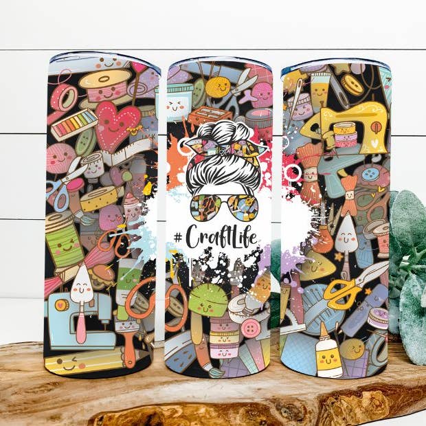 #CraftLife Tumbler, Hantverksmaterial Tumbler 20 oz Skinny Tumbler DECOETUMBLER-234 för wholesale av DecoExchange