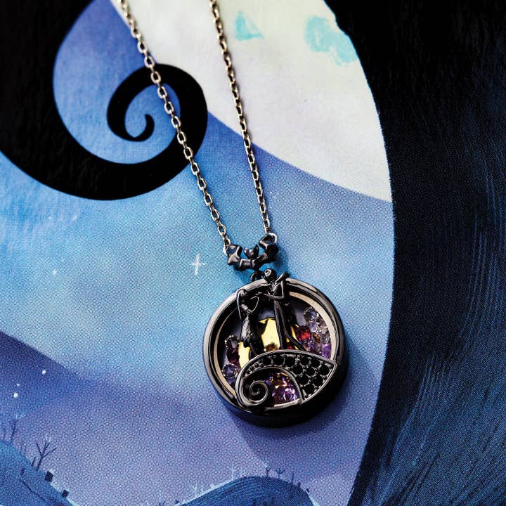 Collier Médaillon Capsule Disney L'Étrange Noël de Monsieur Jack pour la vente par Origami Owl