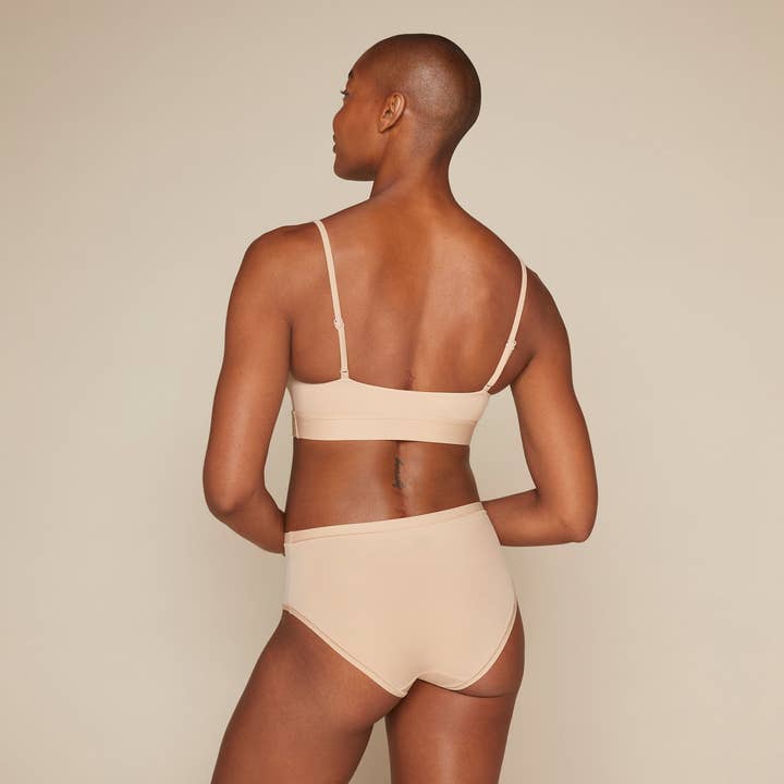 Bliss Scoop Bralette - Beige for wholesale on Faire