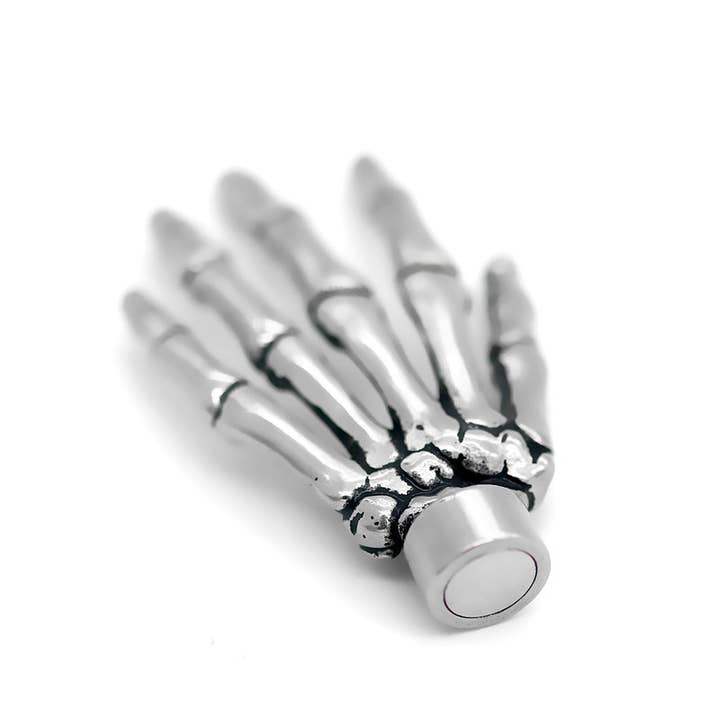 Controse - Wholesale Pendant/Charm Necklace - “High Five” Skeleton Hand Necklace With Magnetic Ornament2