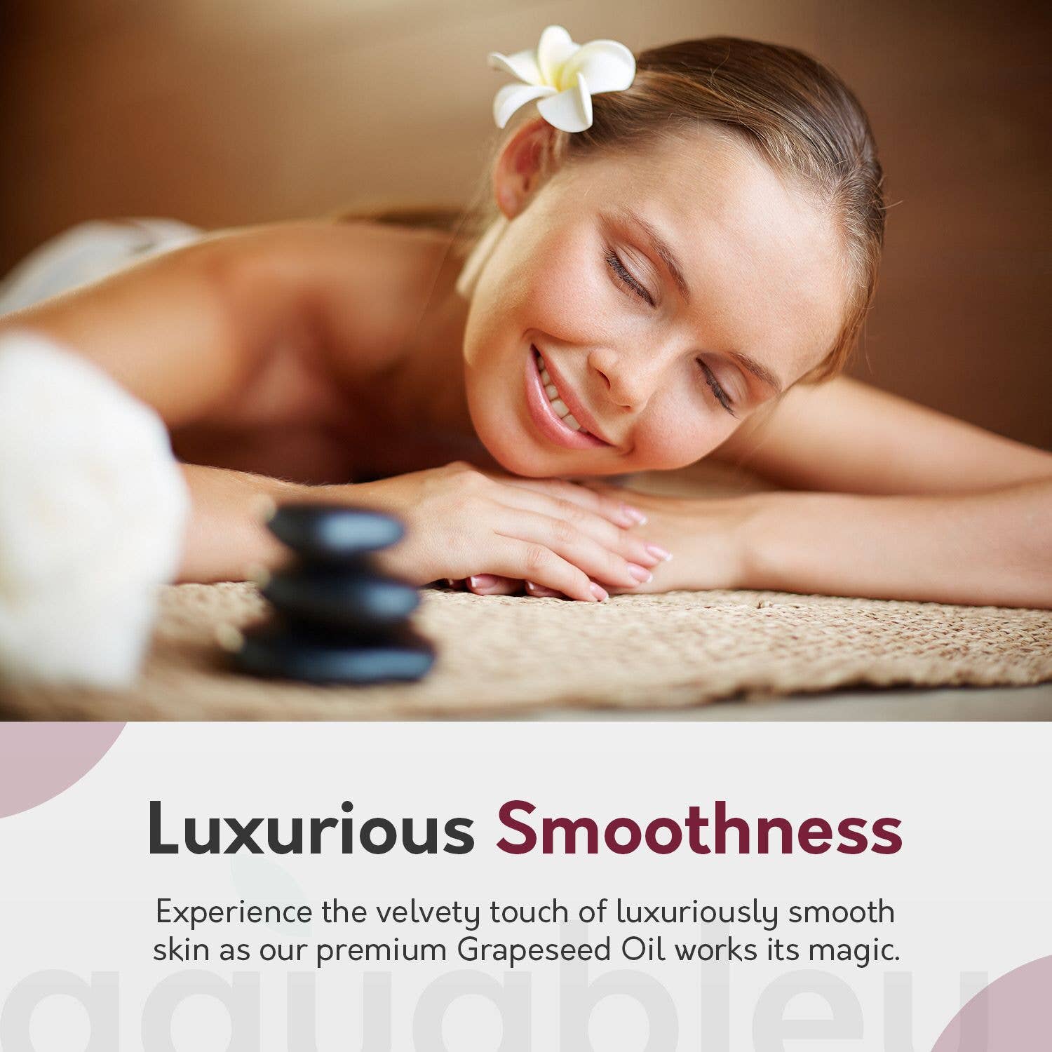 Aquableu - Vente Huile pour le bain/corps - Huile de pépins de raisin premium - 240 ml3