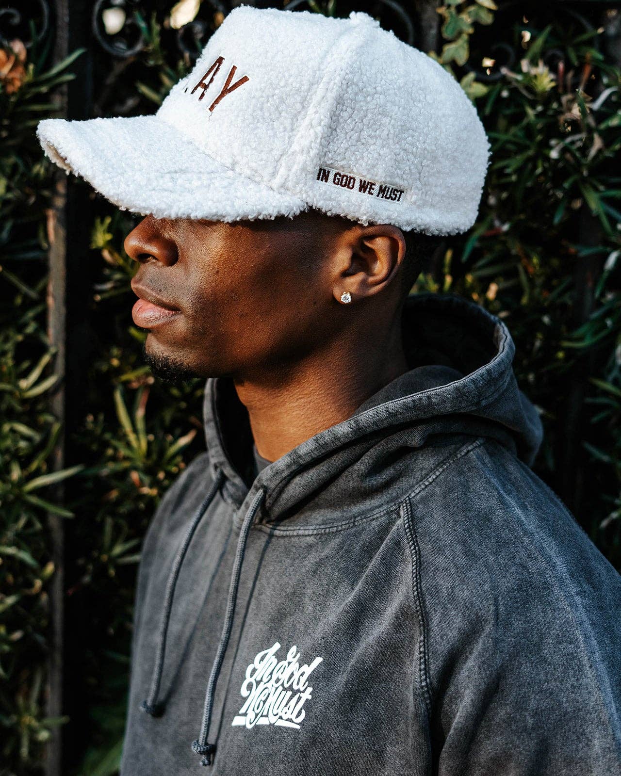 In God We Must - Wholesale Trucker Hat - Women's - 'Pray' Sherpa Snapback3