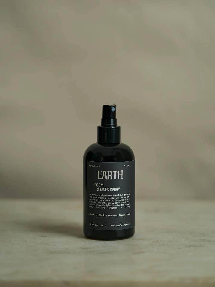 EARTH Room and Linen Spray for wholesale by FORESTBOUND