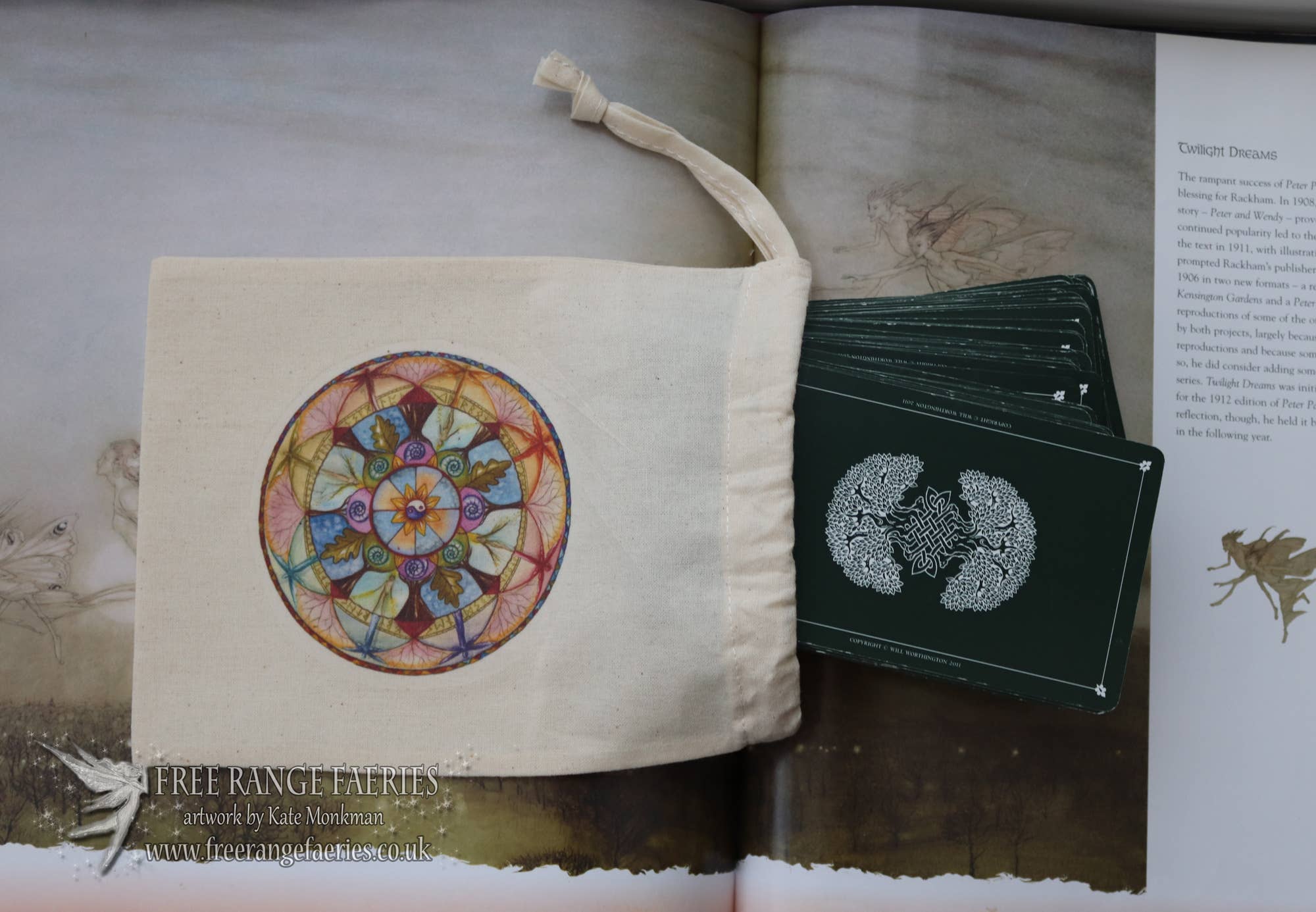 FreeRangeFaeries - Wholesale Pouch - Women's - Lifeline Mandala Tarot Pouch2