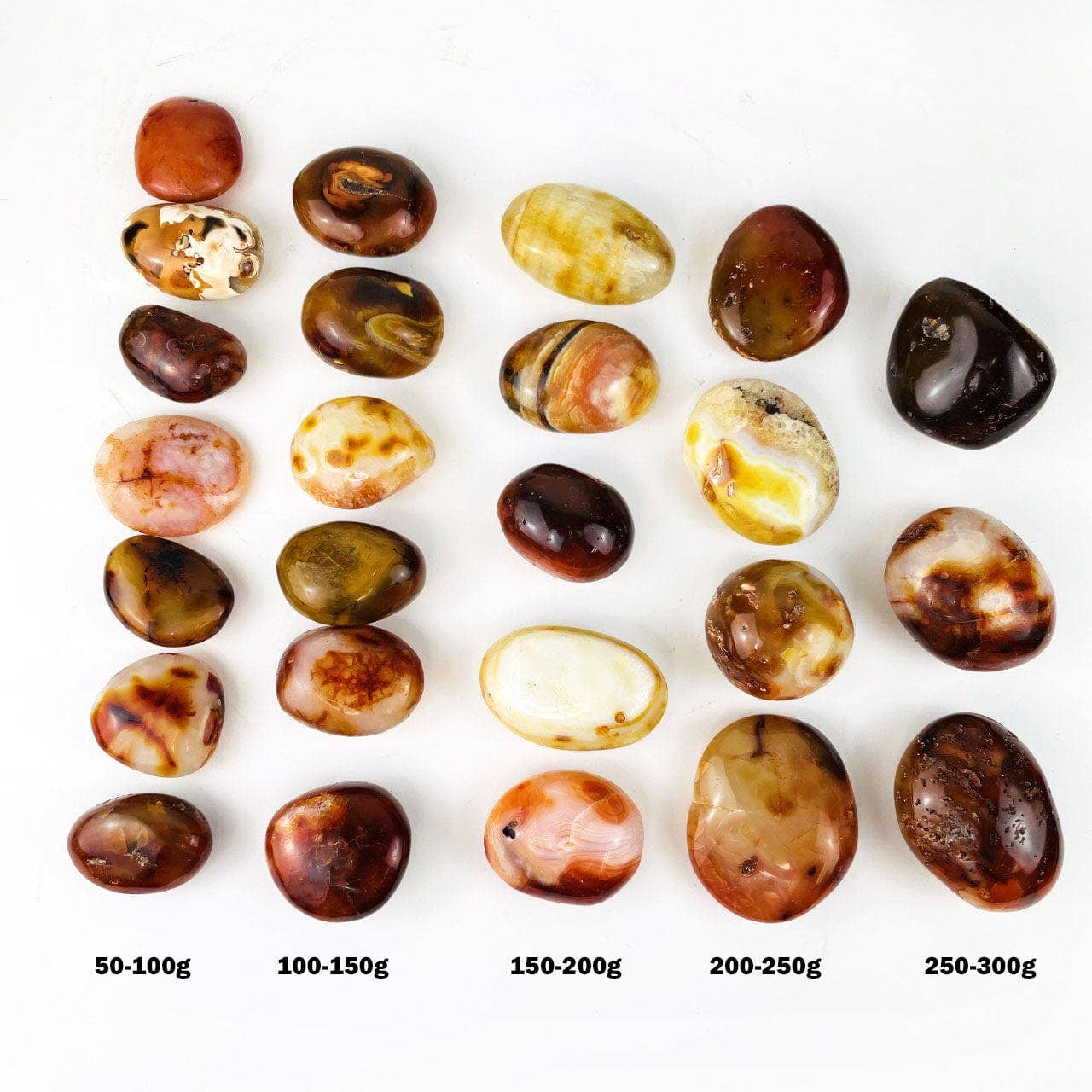 Rock Paradise - Wholesale Spiritual Stone/Crystal - Crystal Carnelian Tumbled Stone - Palm Stones5