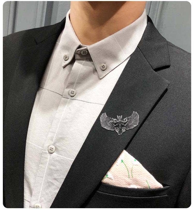 Tourtiwi - Wholesale Brooch - Vintage Great Ambition Winged Dapeng Bird Brooch7