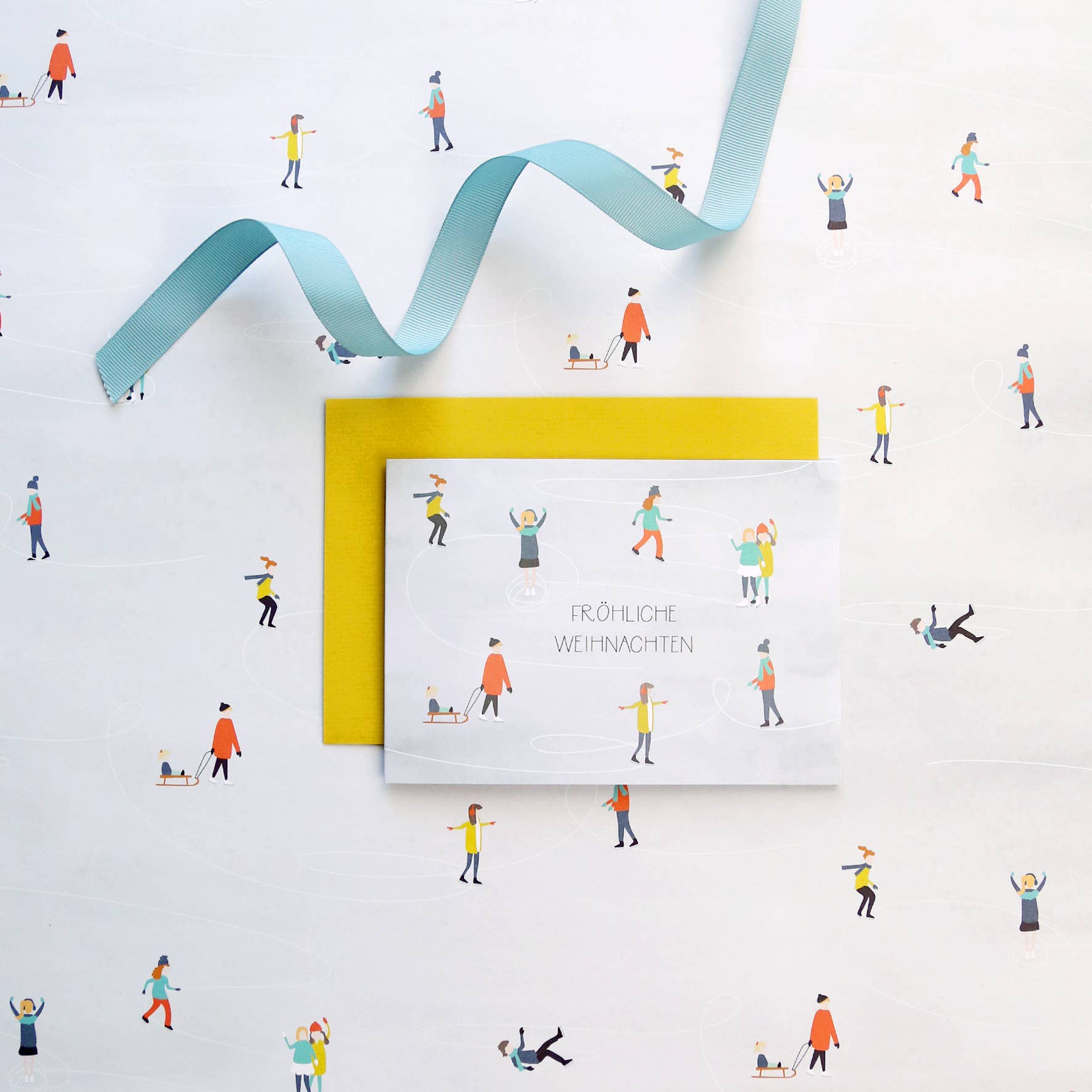 Kunst an Papier - Wholesale Flat Wrap - Gift wrap paper Christmas Ivan3