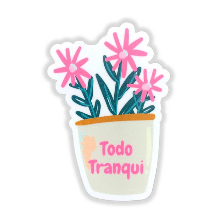 Todo Tranqui Spanish Sticker for wholesale by Things in Spanish
