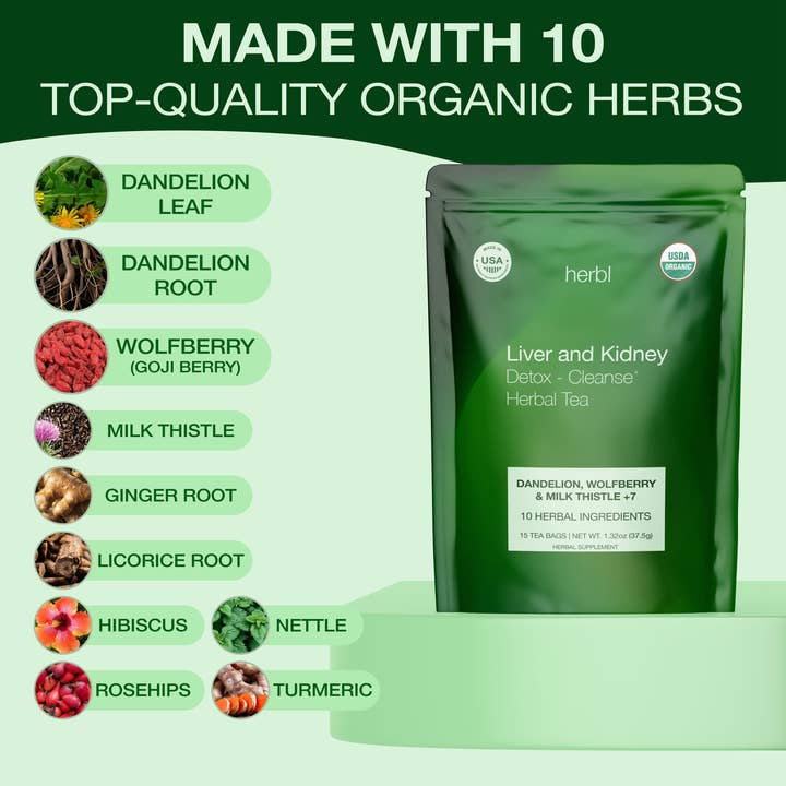 herbl - Wholesale Health/Detox Tea - Liver and Kidney Detox Herbal Tea1