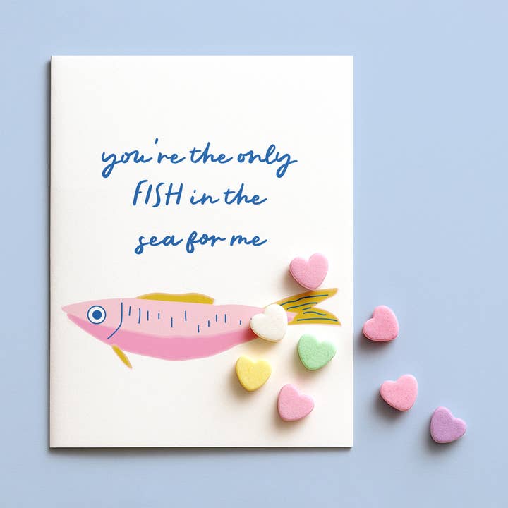 Fish Card for wholesale by Via Luma