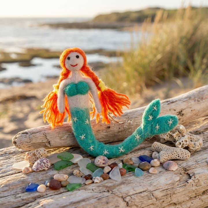Felt So Good - Wholesale Ornament - Handmade Felt Magical Mermaids Hanging Decorations11