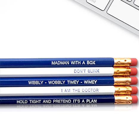 Fresh Prints of CT - Wholesale Colored Pencil - Dr Who - Tardis Colored Pencils