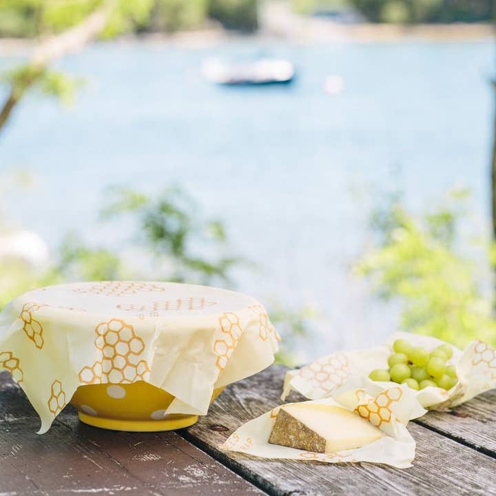 Bee's Wrap - Wholesale Food Storage Wrap/Bag - Large Wrap - Honeycomb Print8