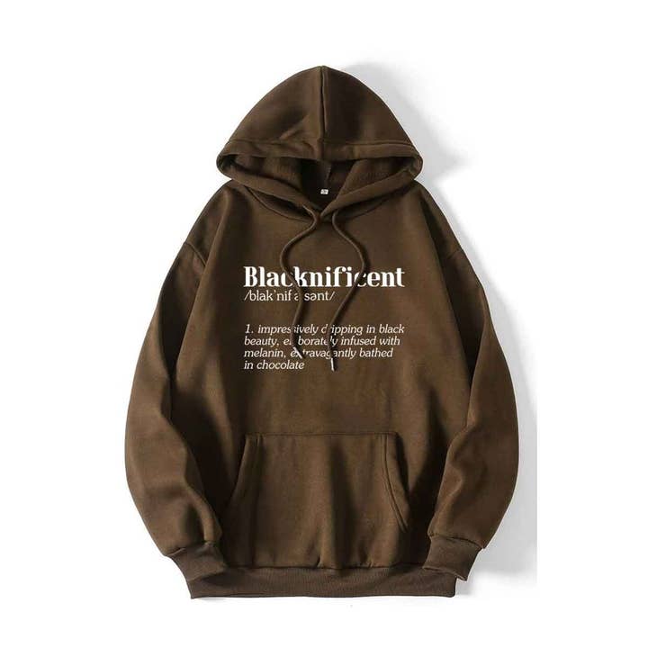 BLACKNIFICENT GRAPHIC WOMEN HOODIE for wholesale by nobarand