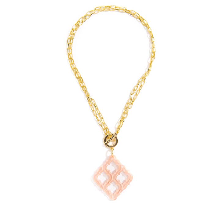 ZENZII Jewelry - Wholesale Pendant/Charm Necklace - Lattice Pendant Necklace