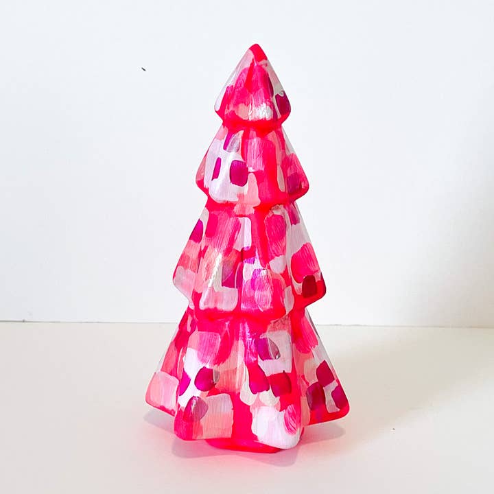 Bright Pink Small Tree for wholesale by Jessica Reynolds Art