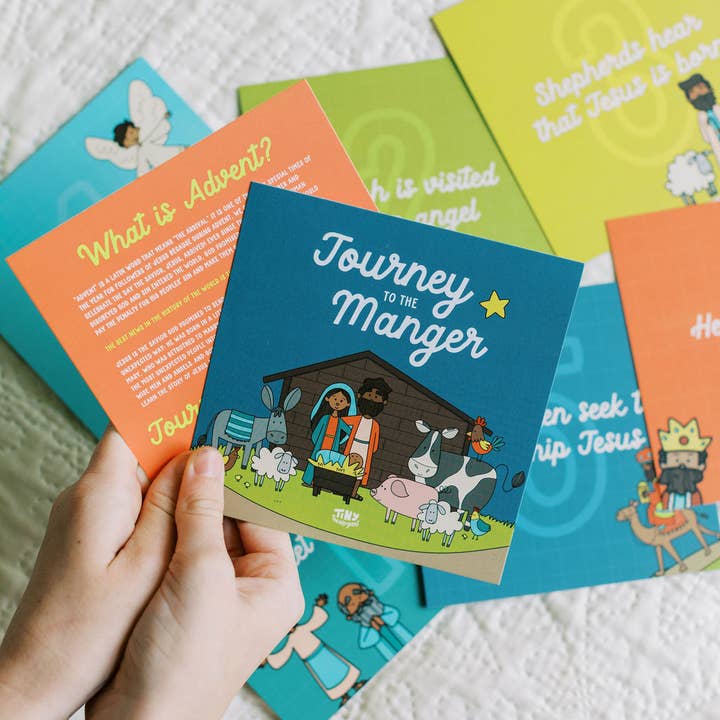 Tiny Theologians - Wholesale Learning Cards - Kids & Baby - Journey to the Manger Card Set0