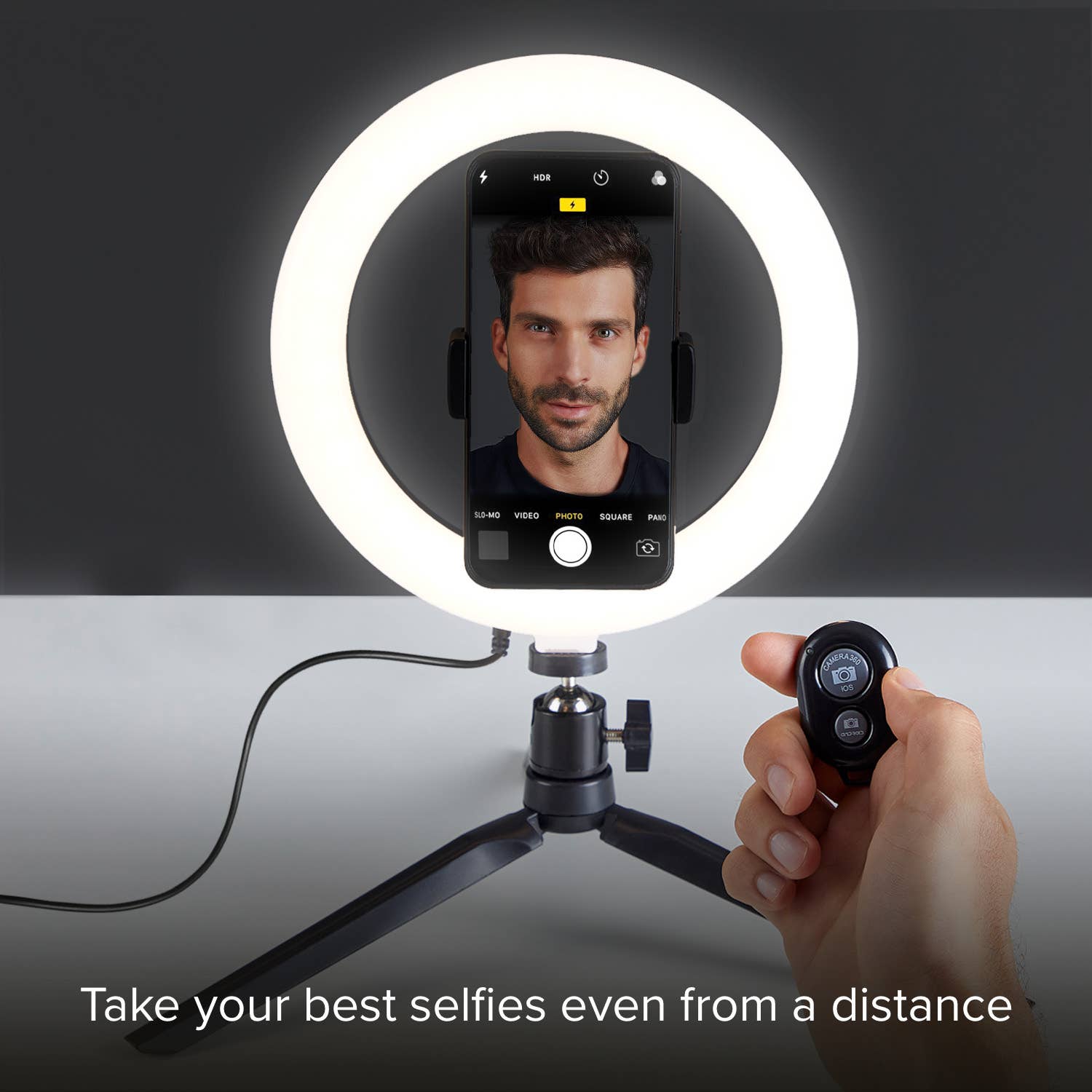 SBS - Wholesale Phone/Tablet Stand - Tripod With 20Cm Selfie Ring Light3