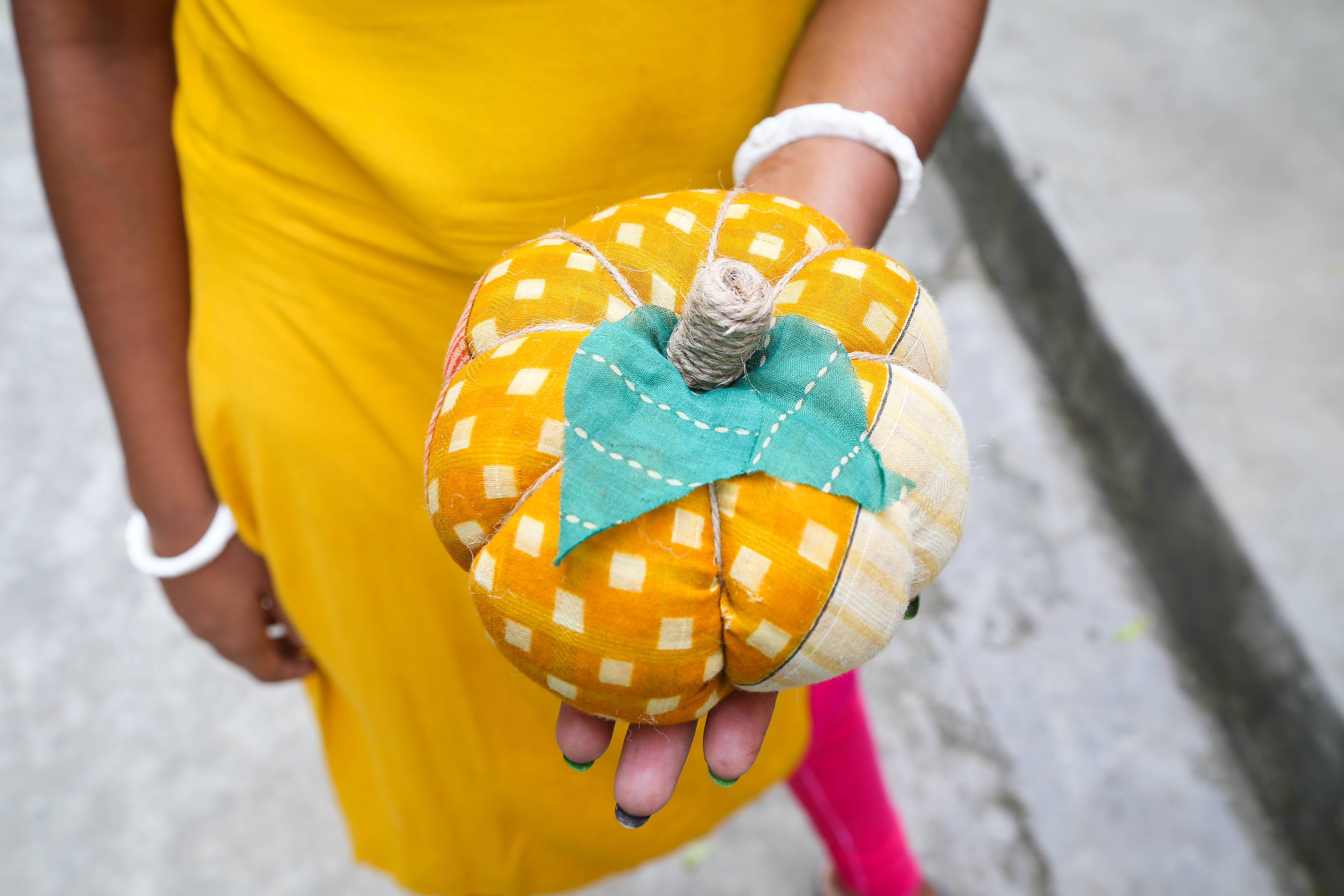 Asha Project - Vente Décorations de table - Saree Citrouille | Grand3