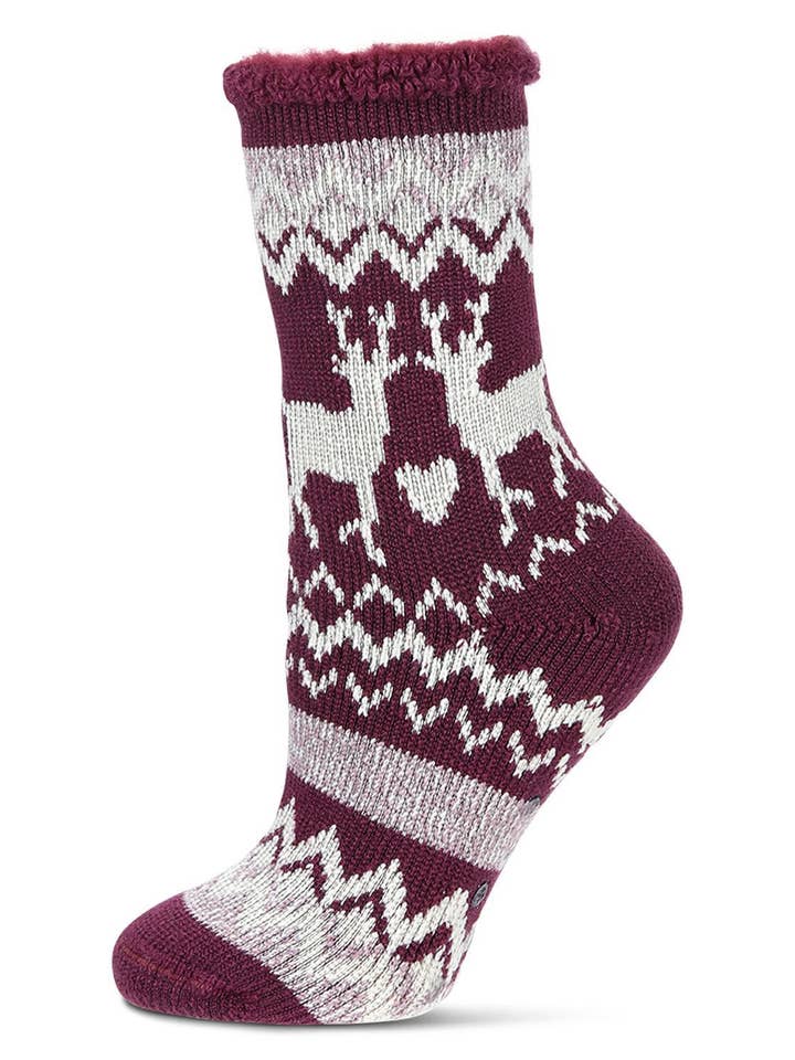 Meias Rena Feminina Cozy Thermal Crew por atacado de Infinity Classics International Inc.