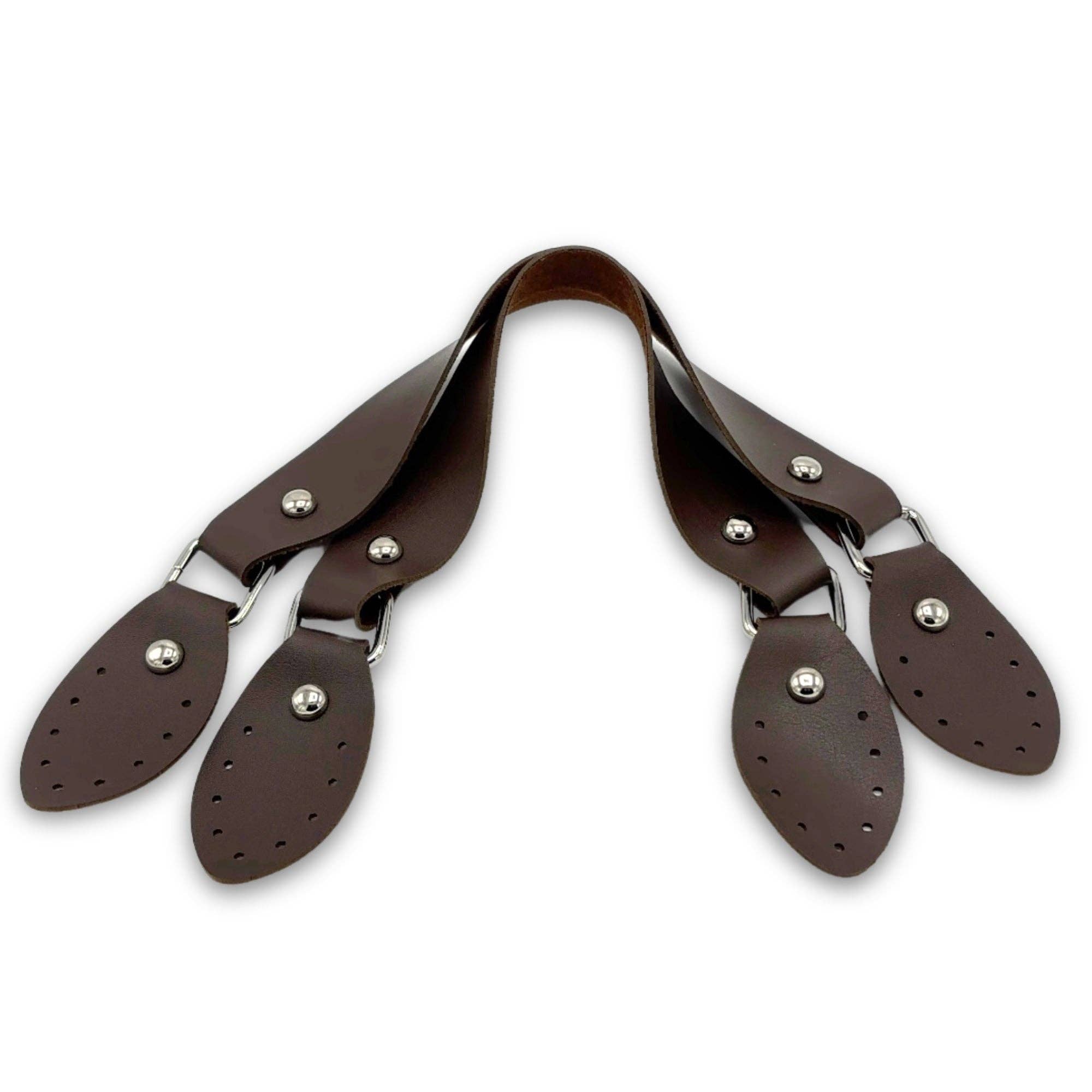 Sensy - Vendita all'ingrosso Attrezzi per lavoro a maglia/uncinetto - Manico per borsa in pelle PU (43 cm) (2 pezzi)5