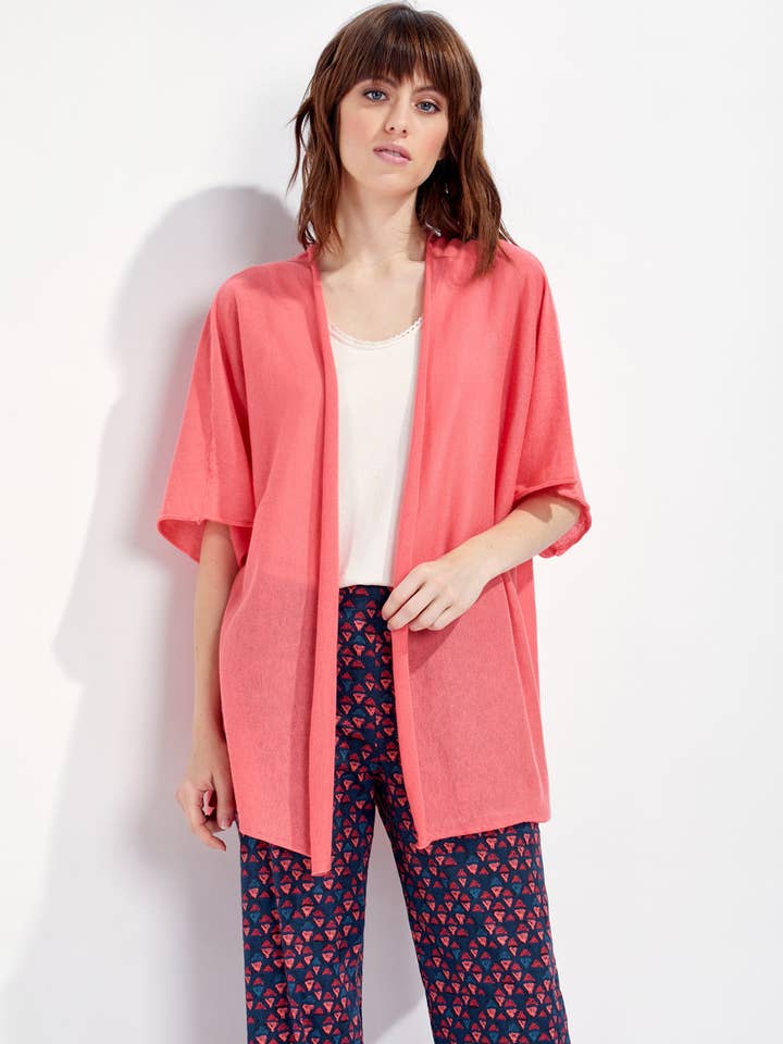 CHALECO PERLIS CORAL P22 para venta al por mayor de La Fiancee