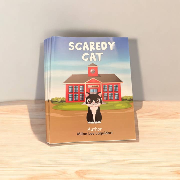 Scaredy Cat- Children Book About Anxiety for wholesale by Milans Magic