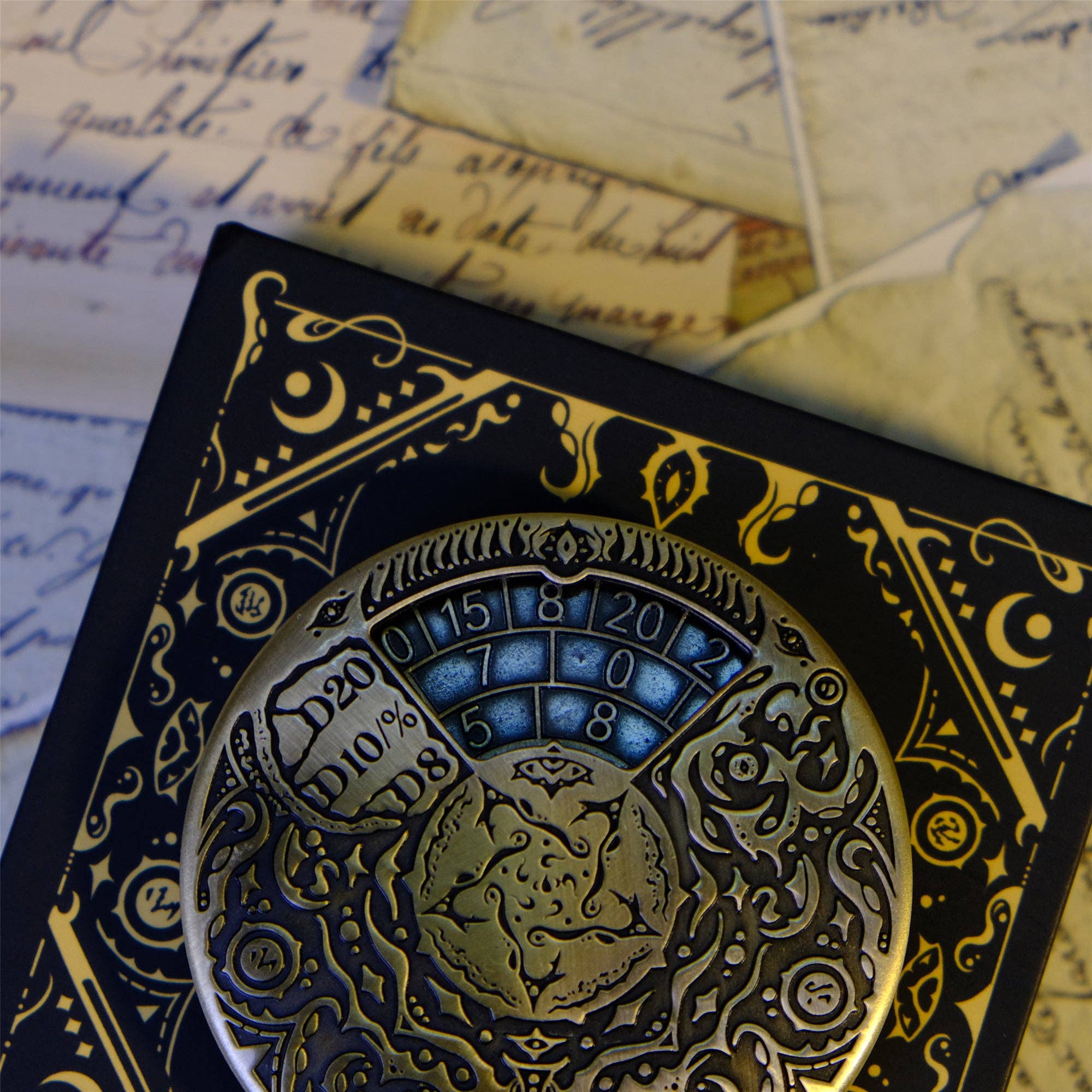 Vermilion Collection - Vendita all'ingrosso Dadi - La Ruota dei Sogni di R'lyeh 7-in-1 Dadi Roulette di Cthulhu4