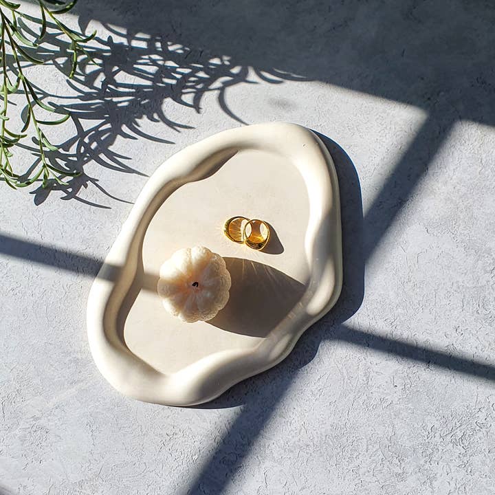 Gokican – wholesale Jewellery dish – Irregular Cloudy Curvy Tray- Jewellery Holder - Home Decor3