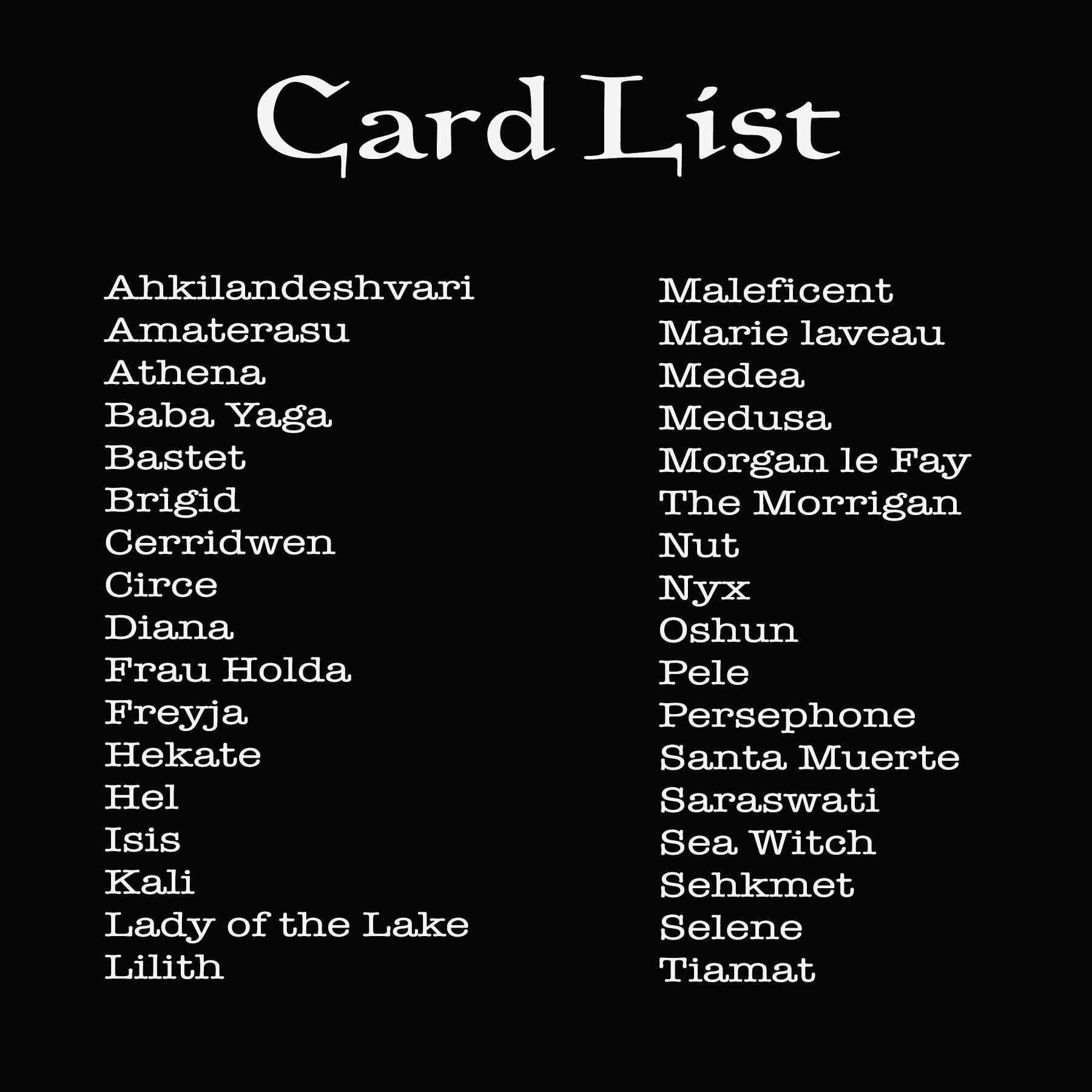 The Art of Annabelle Lewis - Wholesale Tarot Cards - Witches of Legend - An Oracle Deck7