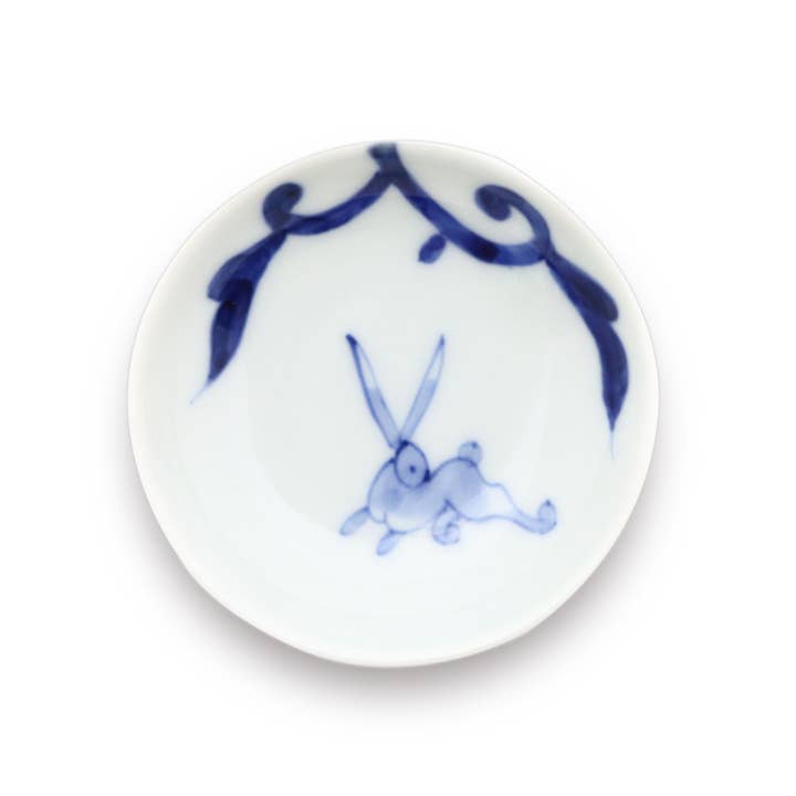 【Souta Kiln/Arita Ware】2.6 inch Plate/ Rabbit for wholesale by REALJAPANPROJECT