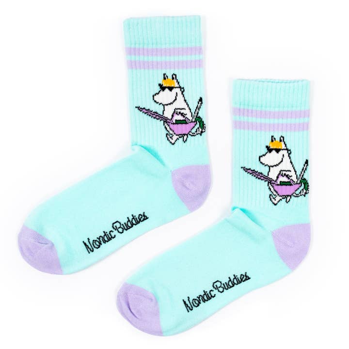 Nordicbuddies – Großhandel Socken – Damen – Snorkmaiden Retro Damen Socken - Mint
