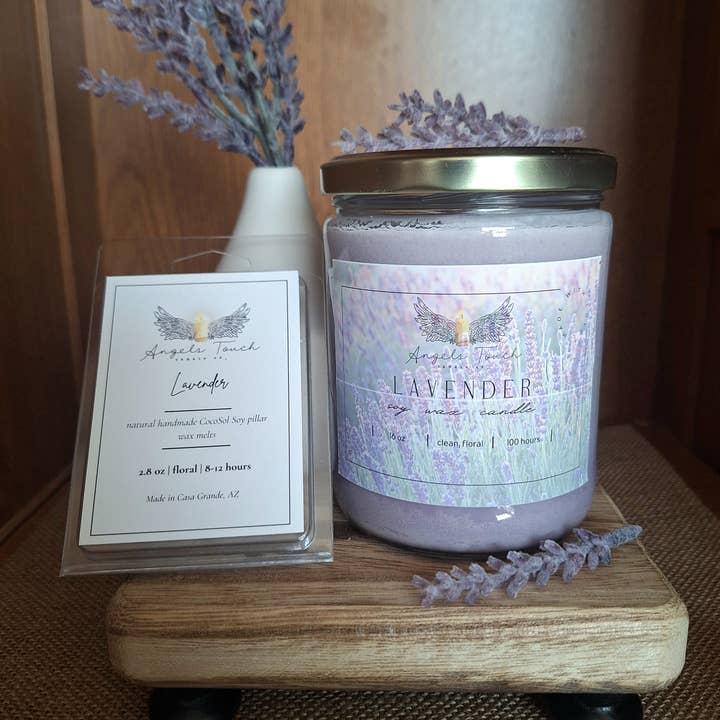 Angels Touch Candle Co. - Wholesale Jar/Filled Candle - Lavender2