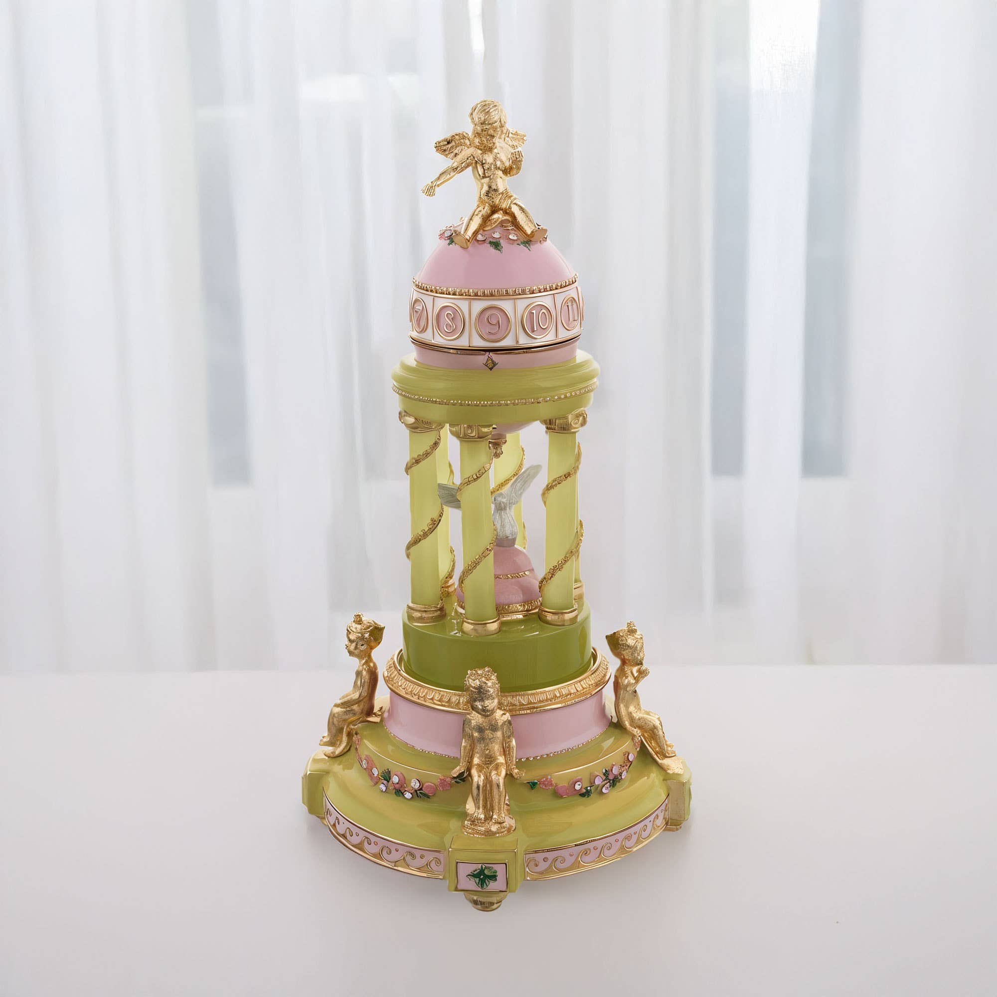 BestPysanky - Wholesale Decorative Figurine - 1910 The Colonnade Musical Royal Imperial Easter Egg1