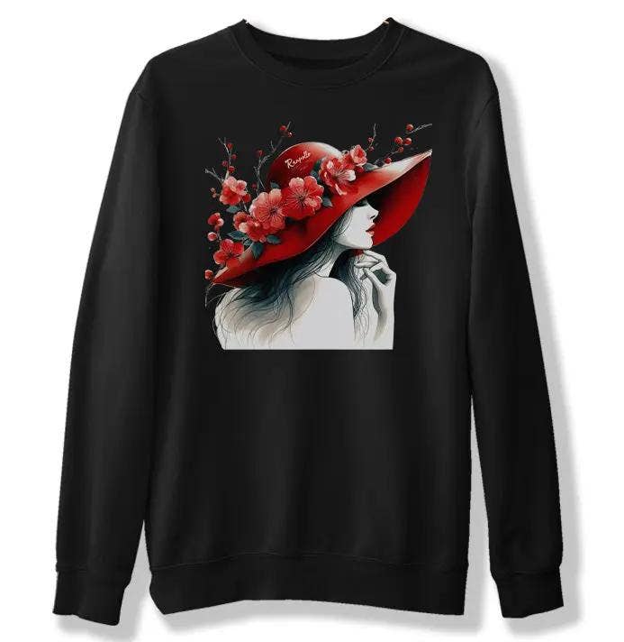 RANPOLLO MILANO - Wholesale Graphic Sweatshirt - Women's - FP REDHAT0