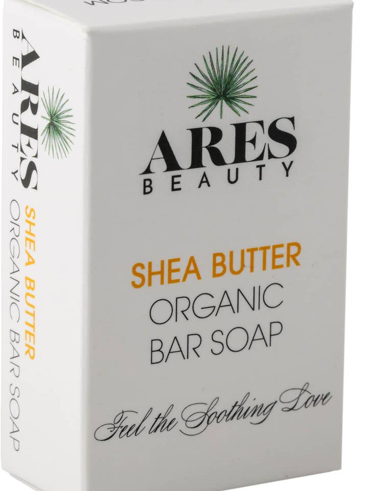 Shea Butter Organic Bar Soap for engroshandel hos Ares Beauty