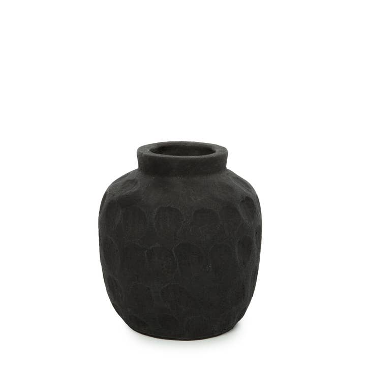Bazar Bizar Living – Großhandel Vasen – Die trendige Vase - Black - S