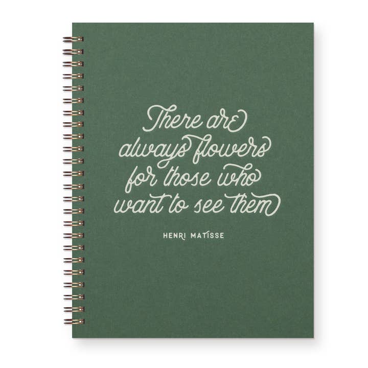 Journal Always Flowers : Carnet ligné pour la vente par Ruff House Print Shop