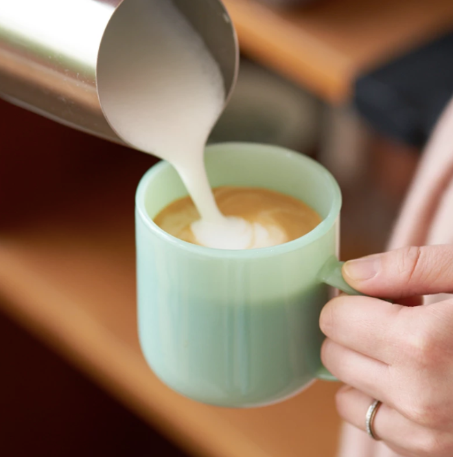 IVORE.GROUP (We cover All Import duty) - Wholesale Coffee Mug - Retro Jade Glass Cup1